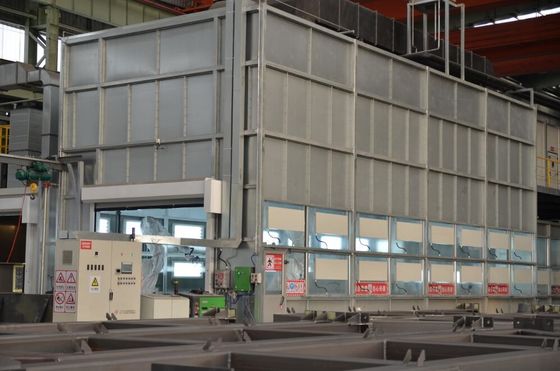 jakość Kabina lakiernicza do produkcji metali z mocną konstrukcją stalową Pokaz szklanych okien pokoju fabryka
