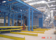 PLC Ekran dotykowy Kabina lakiernicza do maszyn budowlanych Duże części fabryczne