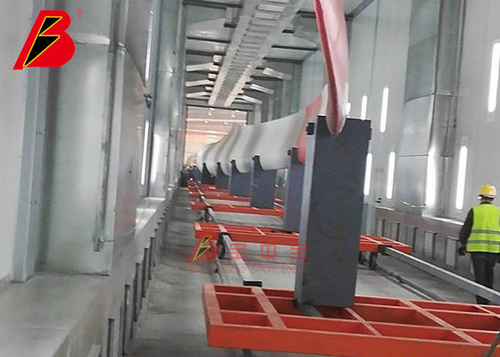 Wind Blade Baking 10um Przemysłowa kabina lakiernicza z bocznym wylotem