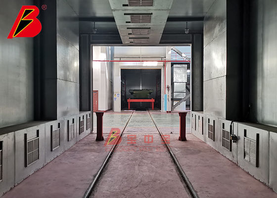 jakość System ogrzewania palnika gazowego CE 2,5-minutowa kabina lakiernicza samochodowa fabryka