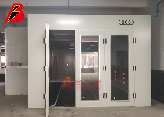 Automatyczna kabina lakiernicza do lakierowania samochodów Audi Kabina lakiernicza w garażu
