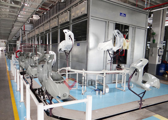 Metalowe elementy motocyklowe Automatyczna linia Napęd łańcuchowy Urządzenia do malowania
