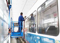 Kabina lakiernicza w pociągu z platformą roboczą do podnoszenia 3D Rozwiązanie do malowania urządzeń kolejowych