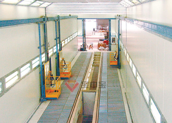 jakość Platforma robocza Man Lift do rozwiązań lakierniczych dla kabin lakierniczych w pociągach fabryka