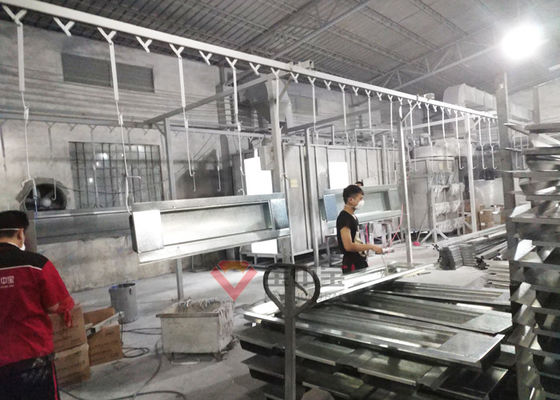 Automatyczna linia do malowania proszkowego metali do pieczenia w wysokiej temperaturze